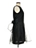 Ann Taylor 100% Polyester Black Cocktail Dress Size 8 - photo 4