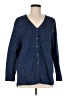 J.Jill 100% Cotton Polka Dots Blue Long Sleeve Blouse Size M - photo 1