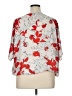 Vince Camuto 100% Polyester Hearts Red Short Sleeve Blouse Size XL - photo 2