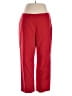 St. John Solid Red Casual Pants Size 14 - photo 1