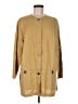 David Dart Tan 3/4 Sleeve Button-Down Shirt Size M - photo 1