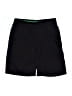 IZOD 100% Polyester Solid Black Shorts Size 12R - photo 1