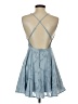 Trixxi 100% Polyester Hearts Blue Cocktail Dress Size S - photo 2