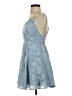 Trixxi 100% Polyester Hearts Blue Cocktail Dress Size S - photo 5