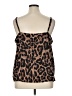 Hayden 100% Polyester Brown Sleeveless Top Size 1X - photo 2