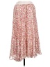 1.State 100% Polyester Floral Pink Casual Skirt Size M - photo 2