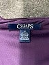 Chaps 100% Polyester Floral Black Cocktail Dress Size M - photo 7
