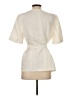 NAIN Ivory Short Sleeve Blouse Size S - photo 2