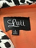 Luii 100% Polyester Animal Print Ivory Sleeveless Blouse Size L - photo 7