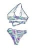 Unbranded Print Purple Two Piece Swimsuit Size S - photo 2