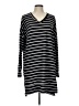 Reborn J Stripes Black Casual Dress Size L - photo 1