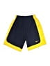 Nike 100% Polyester Color Block Yellow Athletic Shorts Size 4T - photo 1