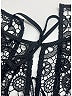 Self-Portrait 100% Polyester Black Cocktail Dress Size 4 - photo 11
