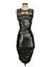 Armani Exchange 100% Nylon Metallic Silver Cocktail Dress Size S - photo 1