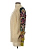 Flying Tomato 100% Acrylic Paisley Tan Cardigan Size S - photo 5