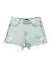 Express Blue Denim Shorts Size 6 - photo 1