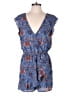 Jack by BB Dakota 100% Polyester Paisley Blue Romper Size M - photo 1