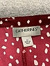 Catherines 100% Polyester Polka Dots Burgundy 3/4 Sleeve Blouse Size 3X - photo 7