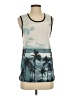 No Boundaries 100% Polyester Teal Sleeveless T-Shirt Size XS - photo 1