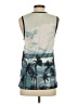 No Boundaries 100% Polyester Teal Sleeveless T-Shirt Size XS - photo 2