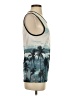 No Boundaries 100% Polyester Teal Sleeveless T-Shirt Size XS - photo 4