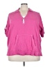 Just My Size Pink Poncho Size 5X Plus - photo 1