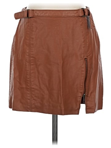 Free People Faux Leather Skirt (view 1)