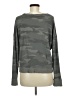 Splendid Camo Gray Pullover Sweater Size M - photo 2