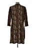 Tacera Paisley Brown Casual Dress Size L - photo 2
