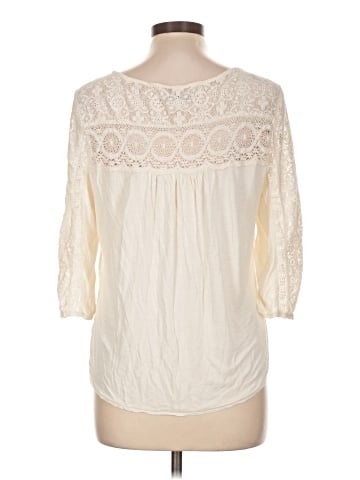 American Eagle Outfitters 3/4 Sleeve Blouse (view 2)