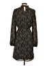 Ann Taylor 100% Polyester Paisley Brown Casual Dress Size 4 - photo 2