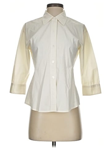 Club Monaco 3/4 Sleeve Button-Down Shirt (view 1)