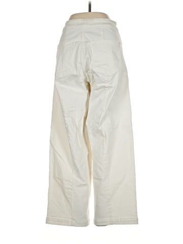Madewell The Emmett Wide-Leg Jean in Tile White: Welt Pocket Edition (view 2)