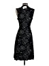Jessica Paisley Black Cocktail Dress Size S (estimated) - photo 2