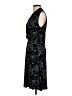 Jessica Paisley Black Cocktail Dress Size S (estimated) - photo 5