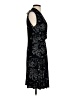 Jessica Paisley Black Cocktail Dress Size S (estimated) - photo 4