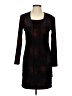 Connected Apparel Animal Print Black Cocktail Dress Size S (estimated, petite) - photo 1