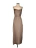 Vila 100% Polyester Brown Casual Dress Size EU 36 / US 6 - photo 1