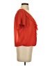 Harlow Zee Orange Short Sleeve Blouse Size XS - photo 4