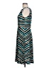 Evan Picone Stripes Teal Cocktail Dress Size 10 - photo 5