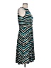 Evan Picone Stripes Teal Cocktail Dress Size 10 - photo 4