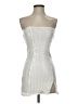 Michael Costello X Revolve Metallic Silver Cocktail Dress Size XS - photo 1