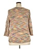 John Paul Richard 100% Acrylic Metallic Tan Pullover Sweater Size XXL - photo 2
