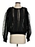 Gracia Black Long Sleeve Blouse Size S - photo 1