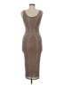 JLUXLABEL Metallic Brown Cocktail Dress Size M - photo 2