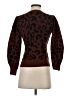 525 America Animal Print Brown Pullover Sweater Size XS - photo 2