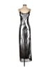 ASOS 100% Polyester Metallic Silver Cocktail Dress Size 2 - photo 1