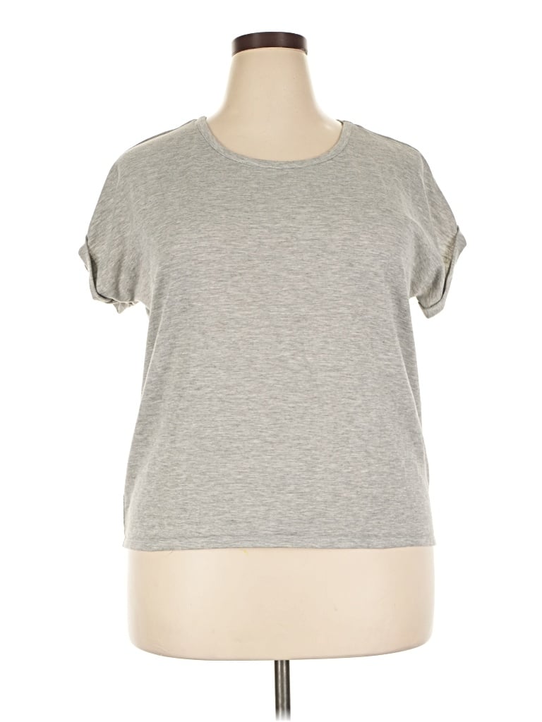 Pre-owned Lucky Brand Short Sleeve T-shirt In Gray