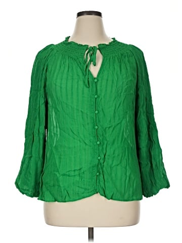 Sanctuary 3/4 Sleeve Blouse (view 1)