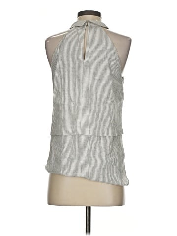 BCBGeneration Sleeveless Button-Down Shirt (view 2)